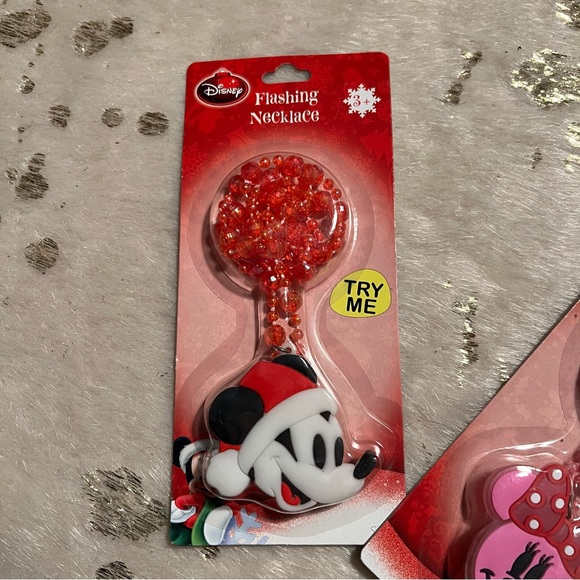 Disney Flashing Necklaces - Red and Pink - Picture 2 of 5